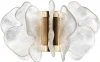 5089/25WL Настенный светильник Odeon Light Siama 5089/25WL под латунь/прозрачный/акрил LED 25W 3500K (220V)