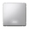 GAL000316 Выключатель одноклавишный с подсветкой (алюминий) Systeme Electric GAL000316