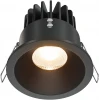 DL034-01-12W2.7K-B Точечный светильник встраиваемый Maytoni Zoom DL034-01-12W2.7K-B (LED, 220V, круглые, IP65)