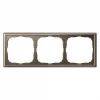 GAL000603 Рамка на 3 поста (мокко) Systeme Electric GAL000603