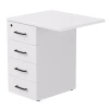 254T2203W3 Тумба приставная Everprof EVO (ЭВО) с топом 710х600x755 Белый 254T2203W3