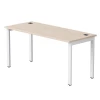 254S008DY9003 Стол прямой Everprof EVO (ЭВО) на металлокаркасе 1580х670х755 мм Дуб Соната/Белый 254S008DY9003