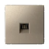 GAL000583 Розетка Ethernet RJ-45 (шампань) Systeme Electric GAL000583