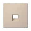 GAL001284 Накладка для компьютерной/телефонной розетки RJ-45/RJ-11 (песочный) Systeme Electric GAL001284