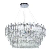 3510/02 SP-18 Подвесная люстра каскадная Divinare Bellatrix 3510/02 SP-18 (220V, хрусталь, на тросе)