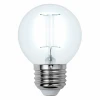 LED-G45-7,5W/NW/E27/CL GLA01TR картон Лампочка светодиодная шар прозрачная E27 7,5W 4000K Uniel LED-G45-7,5W/NW/E27/CL GLA01TR