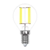 LED-G45-5W/WW/E14/CL/MB GLM10TR картон Лампочка светодиодная шар прозрачная E14 5W 3000K Uniel LED-G45-5W/WW/E14/CL/MB GLM10TR