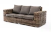 YH-C3616W-1 "Палермо" диван из искусственного ротанга трехместный, цвет соломенный 4SIS арт.УТ-00006742