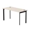 254S003GU9005 Стол прямой Everprof EVO (ЭВО) на металлокаркасе 1380х670х755 мм опоры 45гр Кашемир/Черный 254S003GU9005