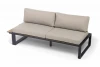 TUL-MRS2-001(HPL OAK) B Mua (beige15052) "Тулон" правый модуль, каркас алюминий, HPL "дуб", черный муар, ткань бежевая 15052 4SIS TUL-MRS2-001(HPL OAK) B Mua (beige15052)