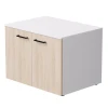 254T003W3DY Тумба для оргтехники Everprof EVO (ЭВО) 800х604x588 Белый/Дуб Соната 254T003W3DY