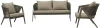 AM2410-4-SET Grey "Амстердам" комплект садовый для лаунж-зоны, цвет серый 4SIS арт.УТ-00009514