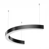 R30-061 Подвесной светильник светодиодный полукольцо 15Вт 1650лм 4000К алюминий, черный, рассеиватель из поликарбоната Apeyron OLA R30-061