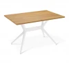 7468922502 Стол Sheffilton SHT-TU30-2/TT46 120/80 Белый/дуб 7468922502