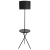 A2070PN-1BK Торшер на треноге со столиком Arte Lamp Combo A2070PN-1BK (220V)