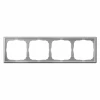 GAL000304 Рамка на 4 поста (алюминий) Systeme Electric GAL000304