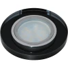 DLS-P106 GU5.3 CHROME/BLACK Встраиваемый точечный светильник Fametto Peonia DLS-P106 GU5.3 CHROME/BLACK (220V, круглые)