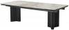 480M05949 Стол АДАЖИО 240 (320) см цвет ПАНДОРА (PANDORA), керамика / Черный каркас M-City 64409