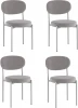 УТ000040889 Стул Stool Group Бриф SN велюр серый, 4шт./уп. арт.УТ000040883