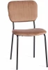 20054 Стул CAROL (mod. UC06) / 1 шт. в упаковке Tetchair (Металл,Вельвет/Коричневый,Черный) арт. 20054