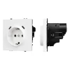 061818 Механизм розетки с USB зарядкой ARL NOBE SCT-NOBE-MUCC-SFPL-WH (230V, 16A) (Arlight,) 061818