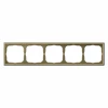 GAL001605 Рамка на 5 постов (золото) Systeme Electric GAL001605
