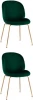 УТ000037552 Стул Beetle изумрудный 2 шт Stool Group (арт.УТ000037552)