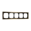 GAL312205 Рамка на 5 постов (латунь) Systeme Electric GAL312205