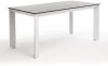 GRAY-160-80-B white "Венето" обеденный стол из HPL 160х80см, цвет "серый гранит", каркас белый 4SIS арт.УТ-00005678