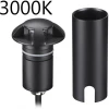 6662/3GL3 Встраиваемый грунтовый светильник Odeon Light Wald 6662/3GL3 черный/металл IP67 LED 3W 4000K 12V/24V (круглые)
