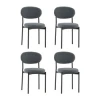 УТ000041546 Стул Бриф DD букле темно-серый 4 шт. Stool Group арт.УТ000041546