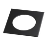 357595 Рамка для одного встраиваемого светильника Novotech Metis, квадрат, черный
