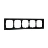 GAL321005 Рамка на 5 постов (черный) Systeme Electric GAL321005