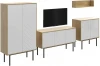 572574 Композиция Boho 2 ОГОГО (арт.572574), (ЛДСП/Белый,Дуб Корбридж)