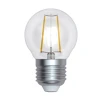 LED-G45-9W/4000K/E27/CL/DIM GLA01TR картон Лампочка светодиодная шар прозрачная E27 9W 4000K Uniel LED-G45-9W/4000K/E27/CL/DIM GLA01TR