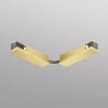 TR5724-SB Коннектор для трека Denkirs Shine Base TR5724-SB 90° стена-потолок с поворотом трека под произвольным углом, сатинированная латунь (48V)