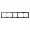 GAL000605 Рамка на 5 постов (мокко) Systeme Electric GAL000605