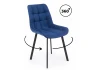 632533 Стул на металлокаркасе Челси 360 П синий (zd 798) / черный np 632533