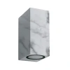 UUL-P42A 2х6W/GU10 IP65 MARBLE Архитектурная подсветка под две лампы GU10 мрамор Uniel UUL-A01S UUL-P42A 2х6W/GU10 IP65 MARBLE