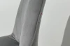 CHS.06.2096 Стул Лари Mebelson (Велюр,Металл,Фанера/Серый,Белый) арт.CHS.06.2096
