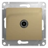 GSL000493 ТВ-розетка оконечная (титан) Systeme Electric GSL000493