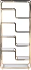 46AS-SH1652-GOLD 46AS-SH1652-GOLD Стеллаж золотистый/прозр. стекло 90*40*200см Garda Decor