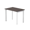254S001DK9003 Стол прямой Everprof EVO (ЭВО) на металлокаркасе 980х670х755 мм опоры 45гр Дуб Пасадена/Белый 254S001DK9003