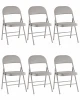 УТ000043174 Стул складной GJ-22 серый иск.кожа 6 шт. Stool Group УТ000043174