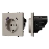059444(1) Розетка ARL NOBE зк со шторками с USB тип А+С софт-тач кашемир SCT-MUAC-SFPL-CA (250V, 16A) (Arlight,) 059444(1)