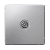 GAL000391 ТВ-розетка оконечная (алюминий) Systeme Electric GAL000391