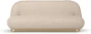 805247 Диван Pacha ОГОГО (арт.805247), (Букле,Искуственный мех/Бежевый,Золотой)