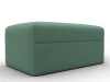 129737 Модуль пуф Лига-060 НПБ (ЛДСП,Брус,Фанера,Рогожка/Зеленый) Лига Диванов 129737