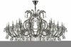 Gloria E 1.1.30.600 N Подвесная люстра Dio D`arte Gloria Gloria E 1.1.30.600 N (220V, хрусталь, на цепи, подсвечник, свеча)