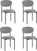 УТ000039523 Стул Бриф SN велюр серый, 4шт./уп. Stool Group арт.УТ000039523